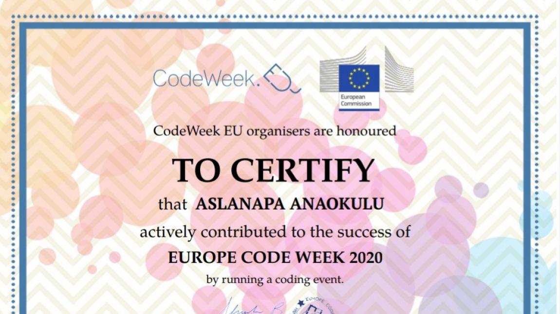 Avrupa Kodlama Haftası (CodeWeek) 