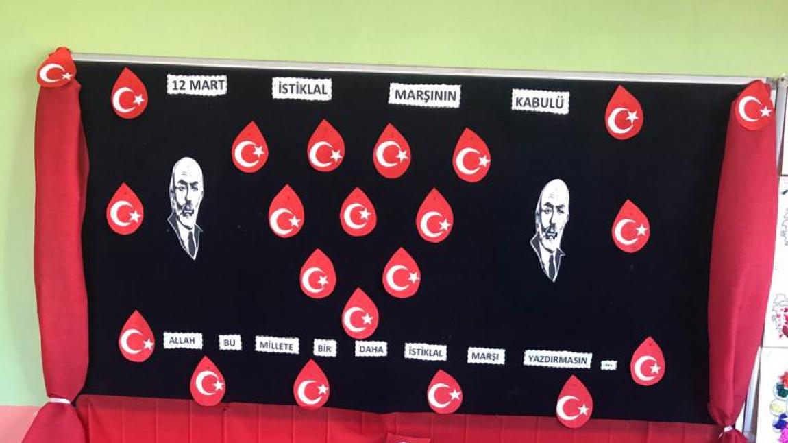 12 Mart 2021 Cuma günü okulumuzda İstiklal Marşı'nın Kabulu ve Mehmet Akif Ersoy'u Anma Etkinlikleri Yapıldı.